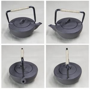 15.2 Fl Oz Small Brown Vintage Unique Old Cast Iron Teapot Kettle For Sale