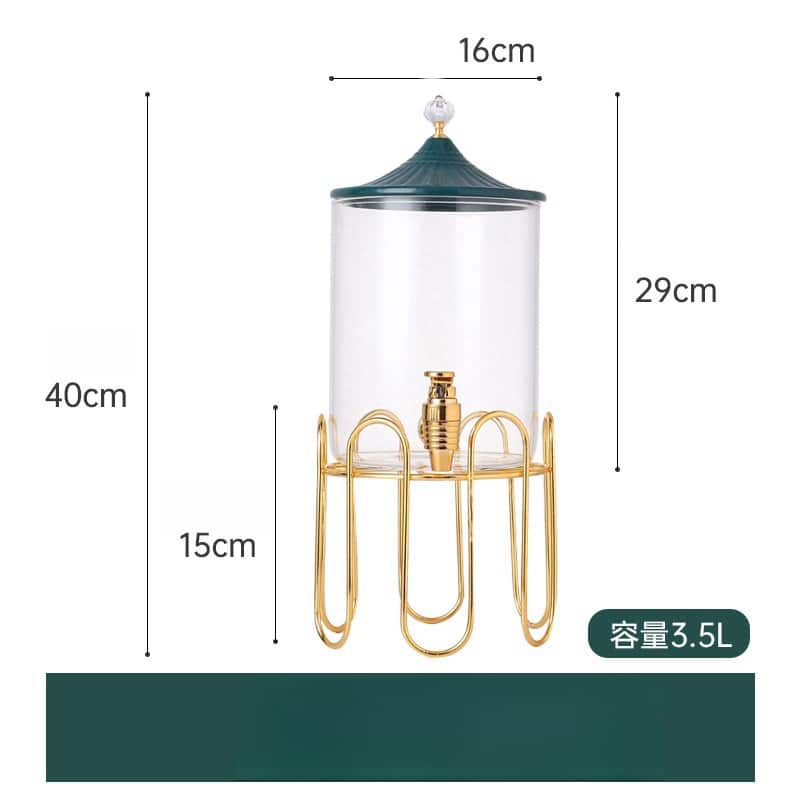 Luxurious Gallon Glass Sun Tea Jar Set with Metal Stand and Spigot Luxurious Gallon Glass Sun Tea Jar Set with Metal Stand and Spigot