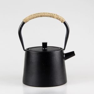 37.2 Fl Oz Best Simple Elegance Old Cast Iron Black Teapot Kettle For Sale