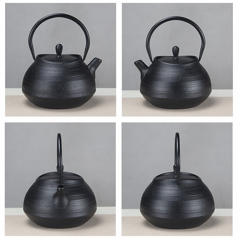 41 Fl Oz Black Traditional Threaded Old Cast Iron Teapot Set Vintage 41 Fl Oz Black Traditional Threaded Old Cast Iron Teapot Set Vintage