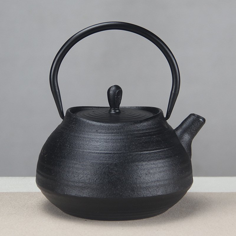41 Fl Oz Black Traditional Threaded Old Cast Iron Teapot Set Vintage 41 Fl Oz Black Traditional Threaded Old Cast Iron Teapot Set Vintage