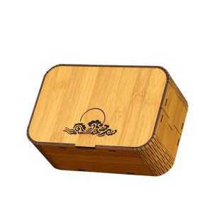 Vintage Best Wooden Bamboo Tea Bag Organizer And Chest Storage Box