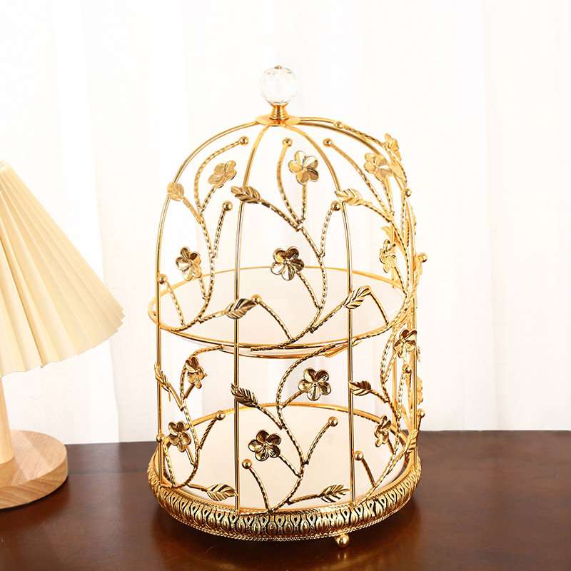 Antique English Birdcage Afternoon 2-3 Tier Tea Party Dessert And Fruit High Stand Antique English Birdcage Afternoon 2-3 Tier Tea Party Dessert And Fruit High Stand
