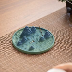 Creative Mountain Ceramic Stick Incense Burner Holder