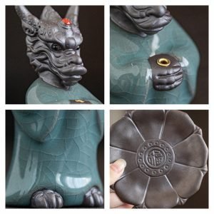 Creative Wishing Dragon Ceramic Chinese Stick Incense Burner Holder