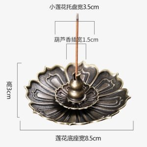 Detachable Lotus Chinese Stick Incense Burner Holder