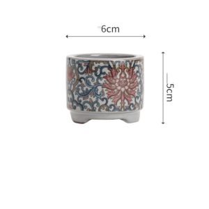 Hand-Painted Lotus Ceramic Stick Incense Burner Holder