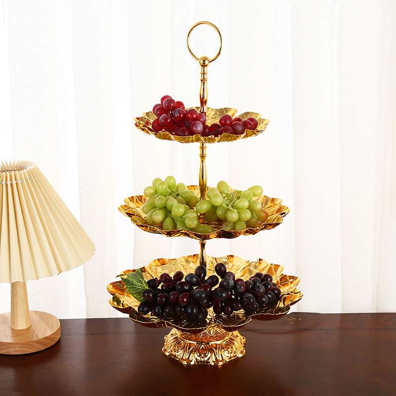 Ideas Lotus Leaf Metal Afternoon 3 Tier Tea Party Cake And Sandwich Holder High Plate Stand Ideas Lotus Leaf Metal Afternoon 3 Tier Tea Party Cake And Sandwich Holder High Plate Stand