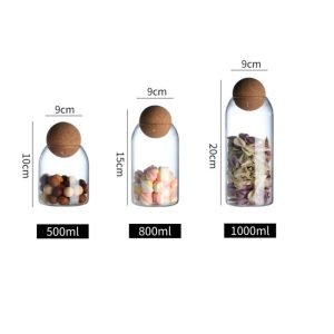 Modern Japanese Glass Loose Leaf Tea Container for Sale