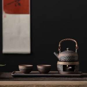 Valuable Hand-made Antique Ceramic Japanese Tea Set