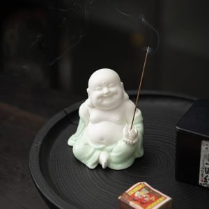 Maitreya Buddha Stick Incense Burner Holder