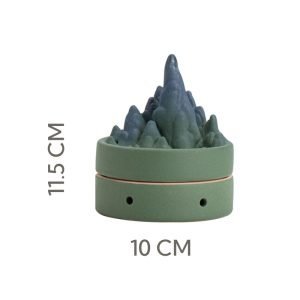 Mountain Vintage Charcoal Cone Incense Burner Holder