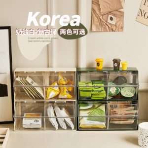Plastic Acrylic Modern Tea And Coffee Bag Organizer And Holder Clear Storage Box
