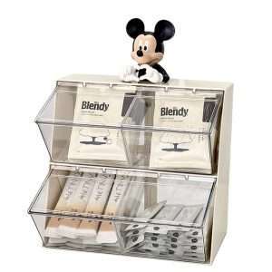 Plastic Acrylic Modern Tea And Coffee Bag Organizer And Holder Clear Storage Box