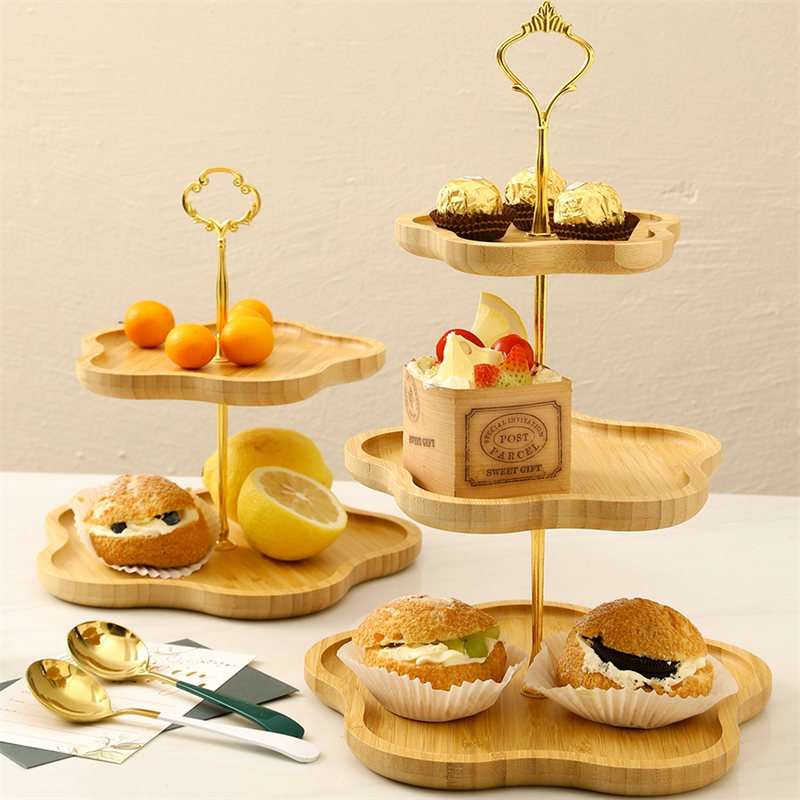 Antique Wooden Afternoon 3 Tier High Tea Stand For Coffee And Tea Antique Wooden Afternoon 3 Tier High Tea Stand For Coffee And Tea