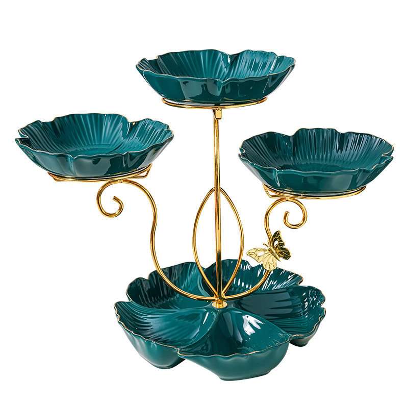 Antique English Ceramics High Tier Tea Party Platter Stand For Cupcake And Fruit Antique English Ceramics High Tier Tea Party Platter Stand For Cupcake And Fruit