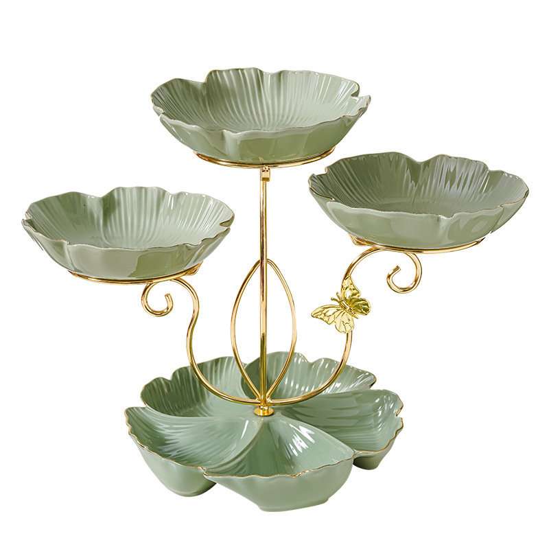 Antique English Ceramics High Tier Tea Party Platter Stand For Cupcake And Fruit Antique English Ceramics High Tier Tea Party Platter Stand For Cupcake And Fruit