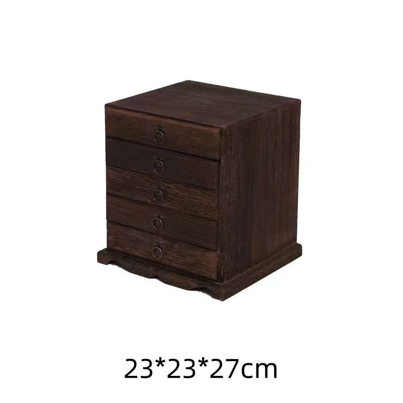 Heavy Roasted Wooden Storage Box And Organizer For Tea Cake Heavy Roasted Wooden Storage Box And Organizer For Tea Cake