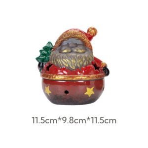 Santa Claus Christmas Charcoal and Powder Cone Incense Burner Holder