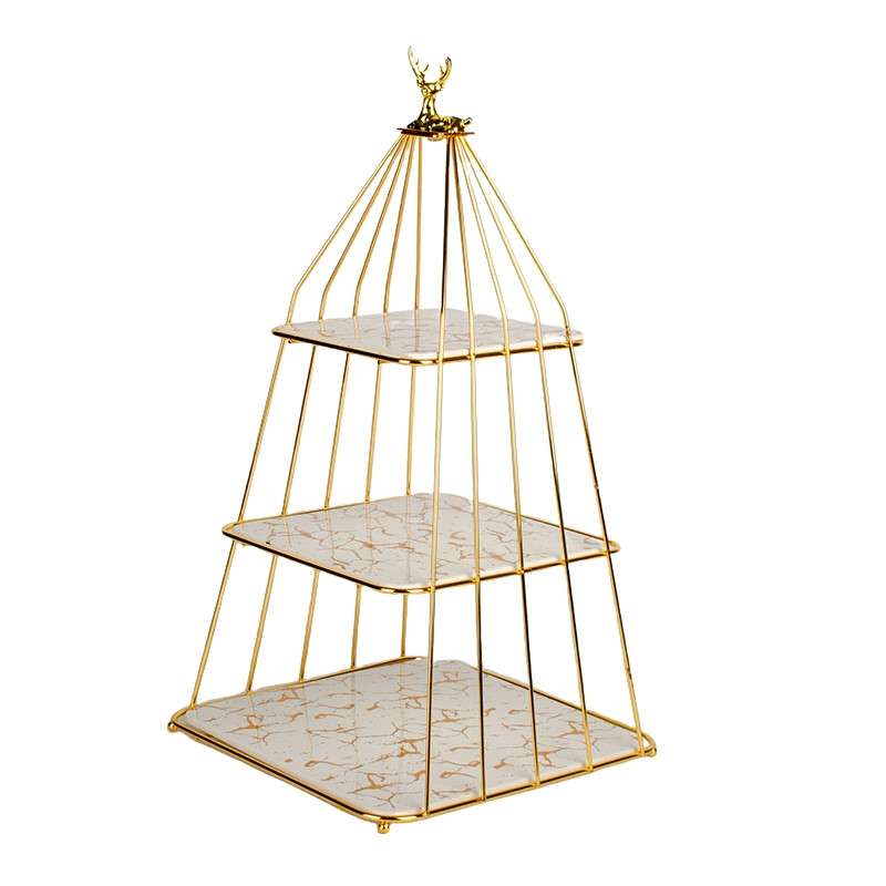 Modern Ceramic Slate Bird Cage 2-3 Tier Afternoon High Tea Party Cake And Fruit Holder Stand Modern Ceramic Slate Bird Cage 2-3 Tier Afternoon High Tea Party Cake And Fruit Holder Stand