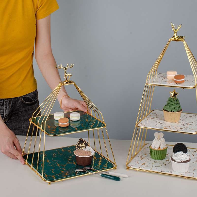 Modern Ceramic Slate Bird Cage 2-3 Tier Afternoon High Tea Party Cake And Fruit Holder Stand Modern Ceramic Slate Bird Cage 2-3 Tier Afternoon High Tea Party Cake And Fruit Holder Stand