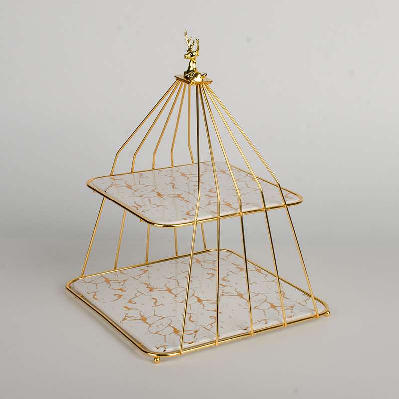 Modern Ceramic Slate Bird Cage 2-3 Tier Afternoon High Tea Party Cake And Fruit Holder Stand Modern Ceramic Slate Bird Cage 2-3 Tier Afternoon High Tea Party Cake And Fruit Holder Stand