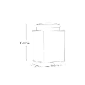 Green and Red Vintage Chinese Tin Plate Tea Caddy Loose Leaf Container for Sale