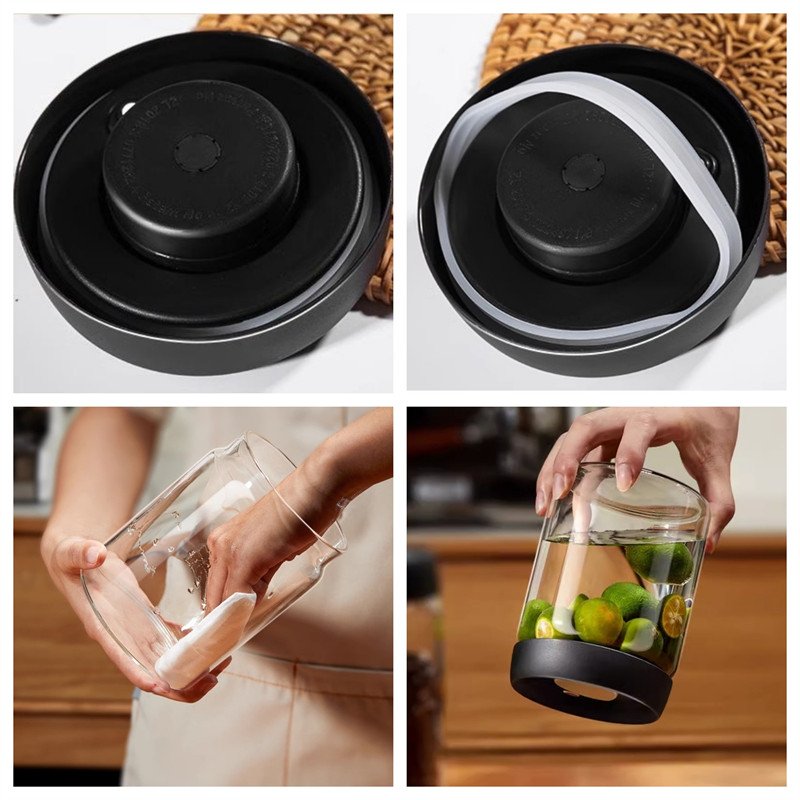 Best Airtight Vacuumable Glass Loose Leaf Tea Container for Sale Best Airtight Vacuumable Glass Loose Leaf Tea Container for Sale