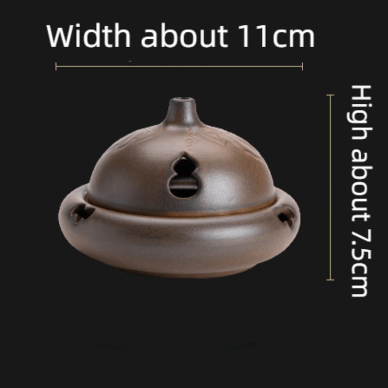 Blue And Brown Dragon Turtle Ceramic Charcoal And Powder Burning Cone Incense Holder Blue And Brown Dragon Turtle Ceramic Charcoal And Powder Burning Cone Incense Holder