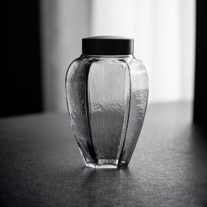 Airtight Japanese Vintage Glass Tea Container for Loose Leaf