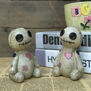 Voodoo Doll Charcoal and Powder Cone Incense Burner Holder