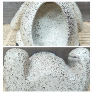 Double Heart-Headed Colorful Voodoo Doll Charcoal and Powder Cone Incense Burner Holder