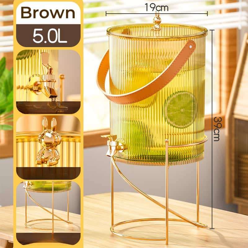 1 And 1.4 Gallon Vertical Line Lucency Mason Plastic Sun Tea Jar With Metal Stand And Spigot 1 And 1.4 Gallon Vertical Line Lucency Mason Plastic Sun Tea Jar With Metal Stand And Spigot