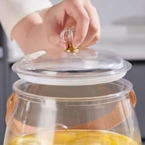 Portable Gallon Glass Sun Tea Jar with Spigot