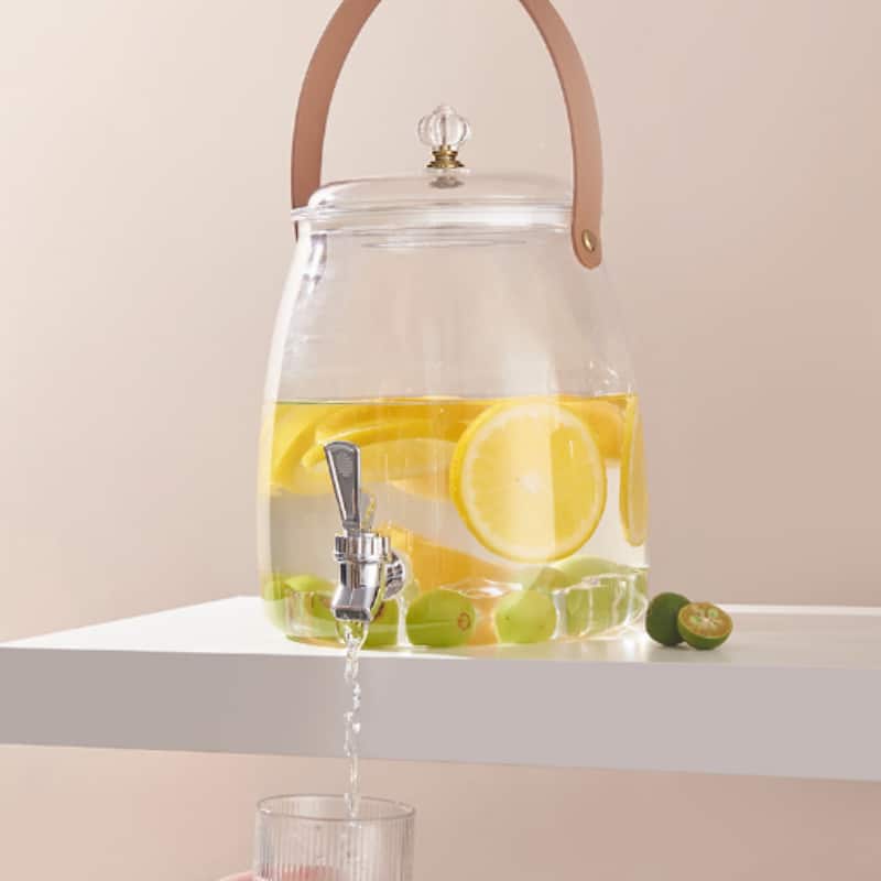 Portable Gallon Glass Sun Tea Jar with Spigot Portable Gallon Glass Sun Tea Jar with Spigot