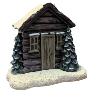 Log Cabin Incense Burner