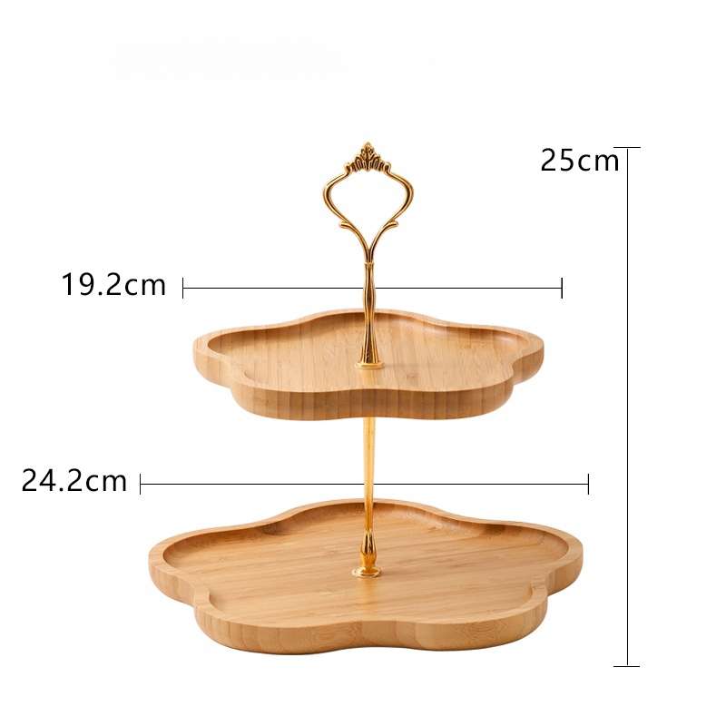 Antique Wooden Afternoon 3 Tier High Tea Stand For Coffee Antique Wooden Afternoon 3 Tier High Tea Stand For Coffee
