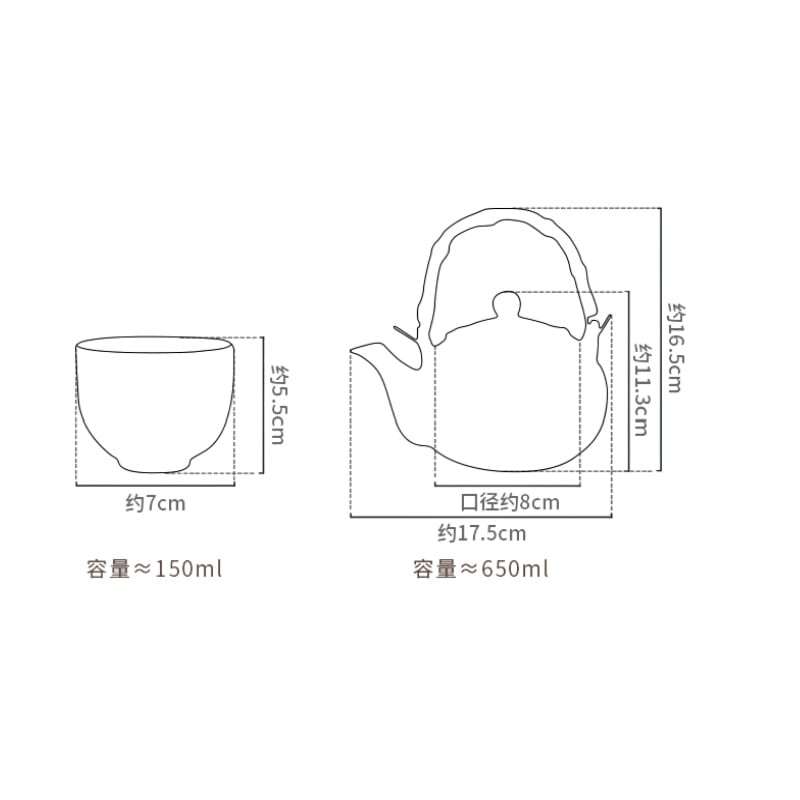 Antique Porcelain Hand-painted Lotus Leaf And Fish Japanese Teapot Set With Bamboo Handle Antique Porcelain Hand-painted Lotus Leaf And Fish Japanese Teapot Set With Bamboo Handle