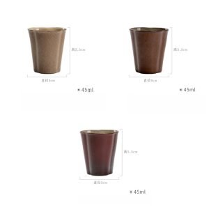 6.8 Fl Oz/200 Ml Blue And White Handmade Vintage Japanese Ceramic Tea Cups And Mugs