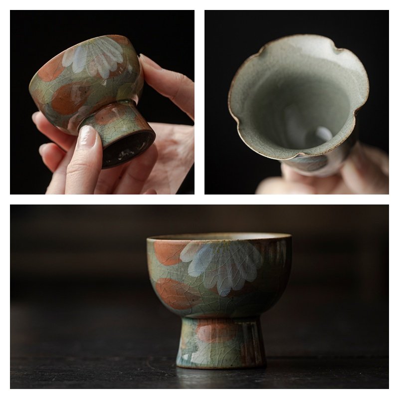 6.8 Fl Oz/200 Ml Blue And White Handmade Vintage Japanese Ceramic Tea Cups And Mugs 6.8 Fl Oz/200 Ml Blue And White Handmade Vintage Japanese Ceramic Tea Cups And Mugs