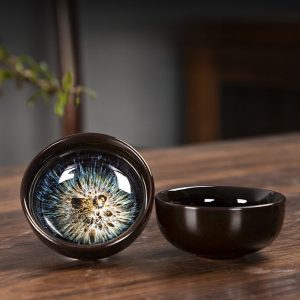 1.85 Fl Oz/55 Ml Hare’s Fur Galactic Ceramic Jian Zhan Tea Cup