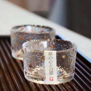 7.3 Fl Oz/215 Ml Japanese Rough Pottery Coffee Teacup And Saucer Set