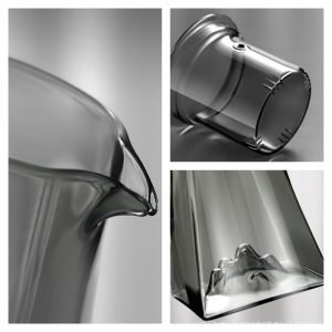 16.2 Fl Oz Small Iceberg Heat Resistant Glass Tea Infuser Kettle Teapot For Sale