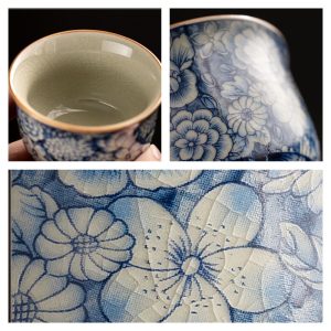 4.1 Fl Oz/120 Ml Japanese Style Wooden Tea Mugs Vintage