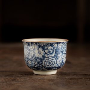 4.1 Fl Oz/120 Ml Japanese Style Wooden Tea Mugs Vintage