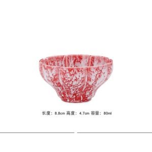 4.4 Fl Oz/130 Ml Cloisonné Fur Style Plum Jian Zhan Ware Teacups