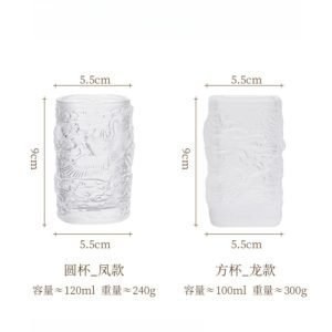 11.8 Fl Oz/350 Ml Blue And White Porcelain Vintage Chinese Tea Mug With Lid And Ceramic Infuser