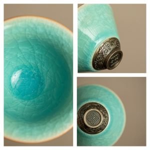 8.1 Fl Oz/240 Ml Blue And White Porcelain Antique Chinese Ceramic Tea Cups