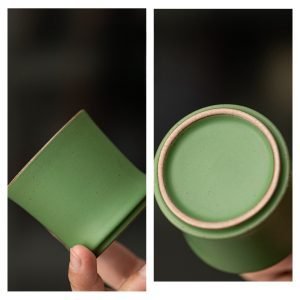 14.2 Fl Oz/420 Ml Forbidden City Traditional Enamel Chinese Ceramic Cups For Tea With Ceramic Infuser And Lid