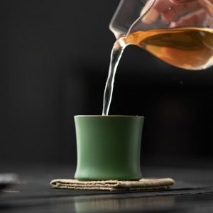 14.2 Fl Oz/420 Ml Forbidden City Traditional Enamel Chinese Ceramic Cups For Tea With Ceramic Infuser And Lid
